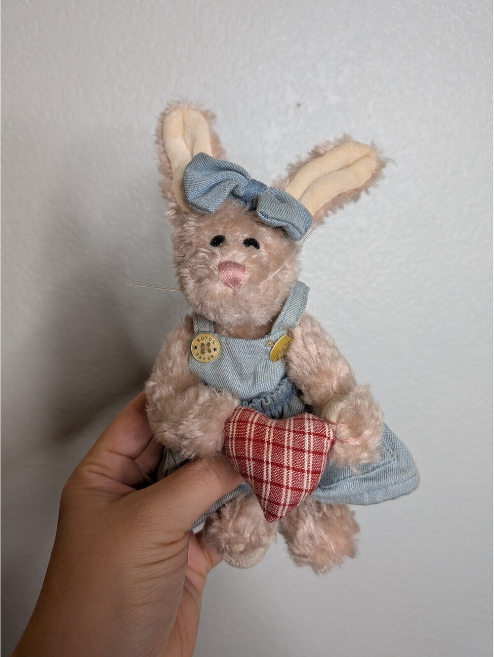 Vintage 1995 Boyds Bears Bonnie Blue Bunny Rabbit Plush Archive Collection